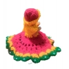 Laddu Gopal Tharad Dress Size: 0 To 6 (Red-Yellow-Green)