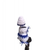 Laddu Gopal Tharad Dress Size: 0 To 6 (White-Blue) Laddu Gopal Tharad Dress Size: 0 To 6 (White-Blue)