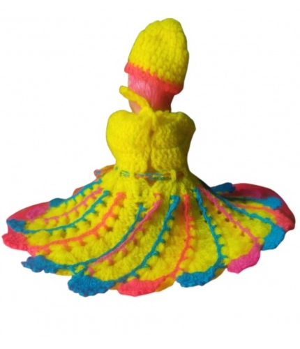 Laddu Gopal Tharad Dress Size: 0 To 6 (Multicolor)