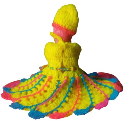Laddu Gopal Tharad Dress Size: 0 To 6 (Multicolor)