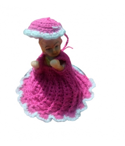 Laddu Gopal Tharad Dress Size: 0 To 6 (Magenta)