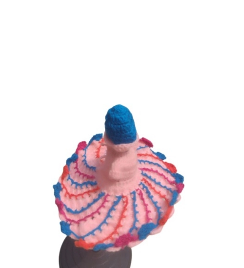 Laddu Gopal Tharad Dress Size: 0 To 6 (Baby Pink)