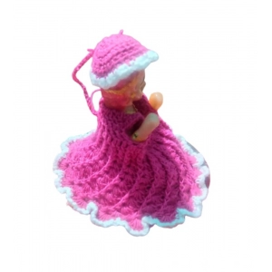 Generic Laddu Gopal Tharad Dress Size: 0 To 6 (Magenta)