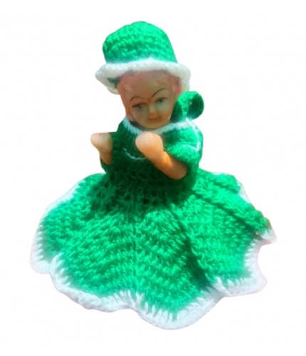 Laddu Gopal Tharad Dress Size: 0 To 6 (Green)