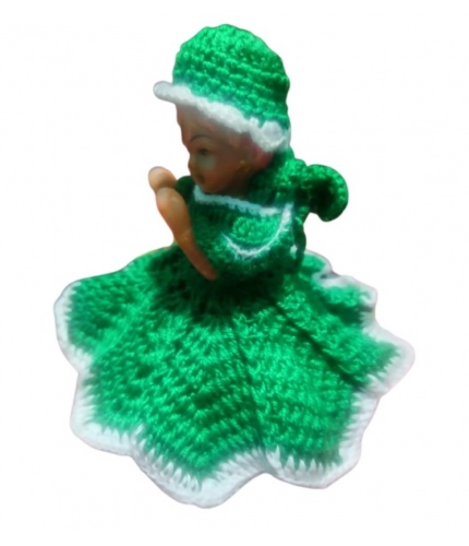 Laddu Gopal Tharad Dress Size: 0 To 6 (Green)