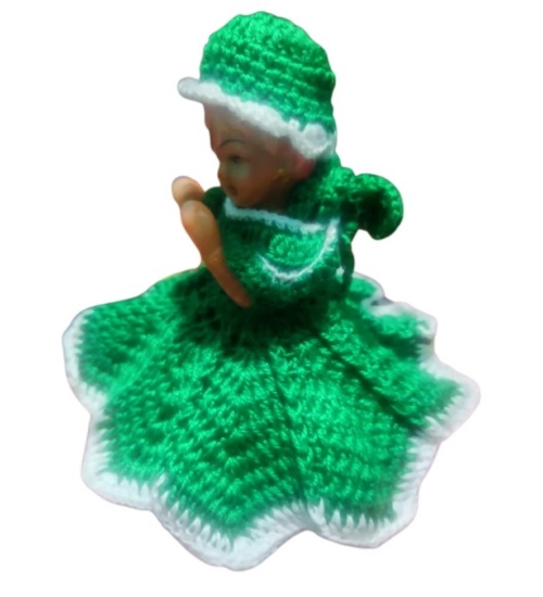 Laddu Gopal Tharad Dress Size: 0 To 6 (Green)