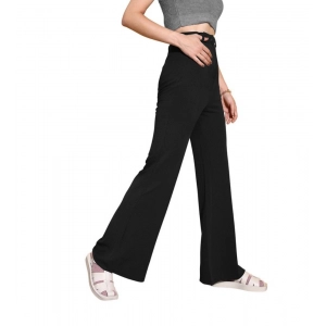 Generic Women's Polyester Cow Pattern Pant (Black)
