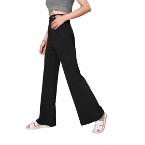 Generic Women's Polyester Cow Pattern Pant (Black)