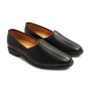 Men's Casual Faux Leather Solid Slip-on Formal Shoes (Black)