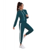 Dropship Women's Knitting stretchable Solid Hooded Neck Full Sleeve Track Suit (Morpich)