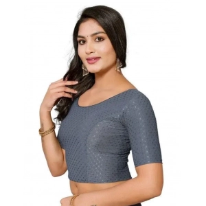 Generic Pack Of_2 Women's Hosiery Short Sleeves Round Neck Non-Padded Blouse (Grey)