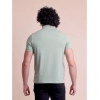 Men's Casual Cotton Solid Half Sleeve Polo Neck T-Shirt (Newsage)