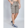 Men's Casual Cotton Solid Knee Length Cargo Shorts (DarkGrey) Men's Casual Cotton Solid Knee Length Cargo Shorts (DarkGrey)