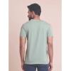 Men's Casual Cotton Solid Half Sleeve Round Neck T-Shirt (Newsage)