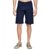 Men's Casual Cotton Solid Knee Length Cargo Shorts (Navy) Men's Casual Cotton Solid Knee Length Cargo Shorts (Navy)