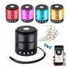 Dropship Plastic Rubber Wireless WS887 Bluetooth Speaker (Black)