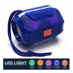 Plastic Rubber Wireless A005 Bluetooth Speaker (Blue)