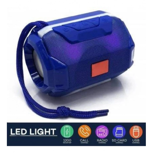 Dropship Plastic Rubber Wireless A005 Bluetooth Speaker (Blue)