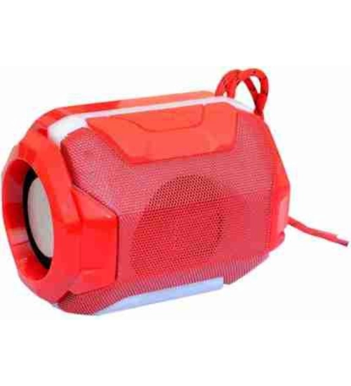 Plastic Rubber Wireless A005 Bluetooth Speaker (Red)