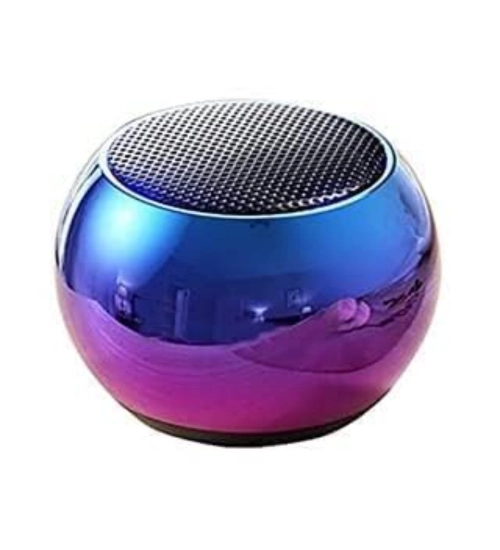 Plastic Rubber Wireless M3 Bluetooth Speaker (Multicolor)