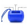 Dropship Plastic Rubber Wireless A005 Bluetooth Speaker (Blue)