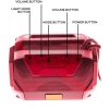 Dropship Plastic Rubber Wireless A005 Bluetooth Speaker (Red)