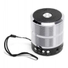 Dropship Plastic Rubber Wireless WS887 Bluetooth Speaker (Silver)