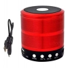 Dropship Plastic Rubber Wireless WS887 Bluetooth Speaker (Red)