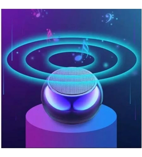 Plastic Rubber Wireless M3 Bluetooth Speaker (Multicolor)