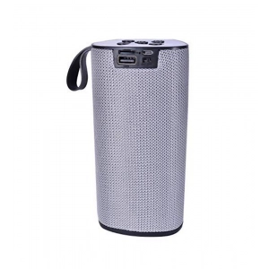 Generic Plastic Rubber Wireless TG111 Bluetooth Speaker (Grey)