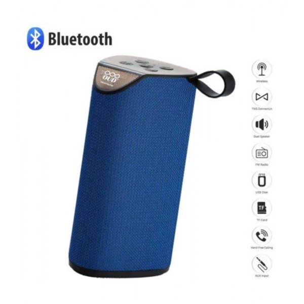 Dropship Plastic Rubber Wireless TG111 Bluetooth Speaker (Blue)