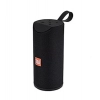 Dropship Plastic Rubber Wireless TG113 Bluetooth Speaker (Black)