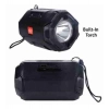 Dropship Plastic Rubber Wireless AO105 Bluetooth Speaker (Black)