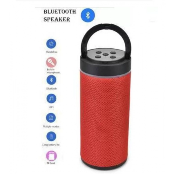 Dropship Plastic Rubber Wireless KT125 Bluetooth Speaker (Red)