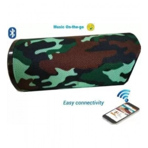 Generic Plastic Rubber Wireless TG113 Bluetooth Speaker (Foji)
