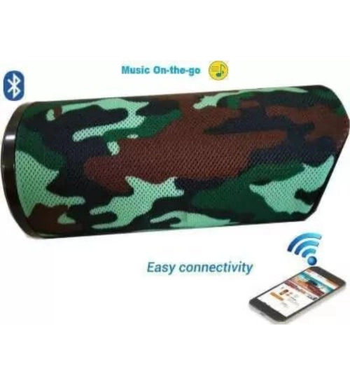 Plastic Rubber Wireless TG113 Bluetooth Speaker (Foji)
