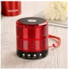 Dropship Plastic Rubber Wireless WS887 Bluetooth Speaker (Red)