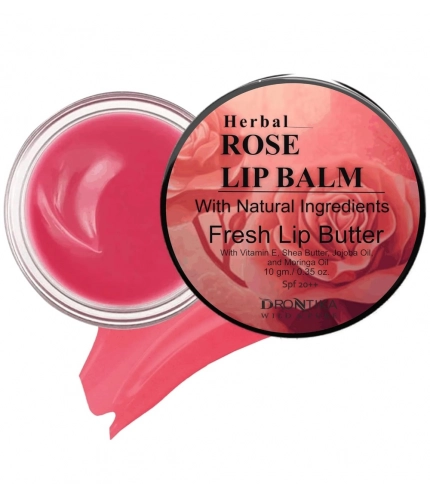 Beastofcloud Unisex Herbal Dark And Chapped Lips Rose Lip Balm (10gm)