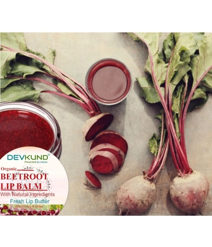 Beastofcloud Unisex Herbal Dark And Chapped Lips Beetroot Lip Balm (10gm)