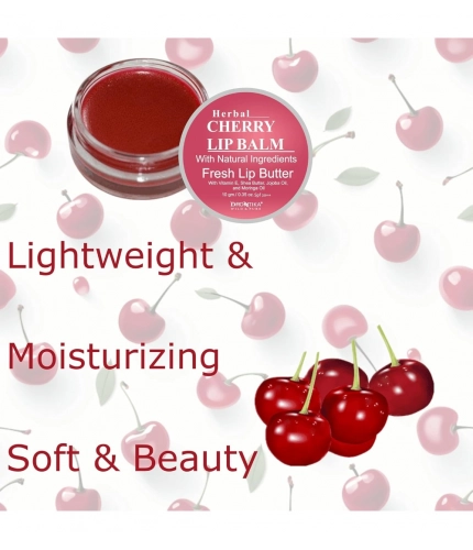 Beastofcloud Unisex Herbal Dark And Chapped Lips Cherry Lip Balm (10gm)