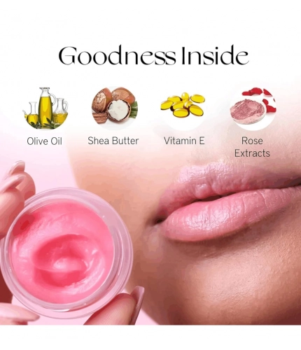 Beastofcloud Unisex Herbal Dark And Chapped Lips Rose Lip Balm (10gm)