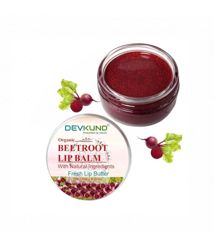 Beastofcloud Unisex Herbal Dark And Chapped Lips Beetroot Lip Balm (10gm)