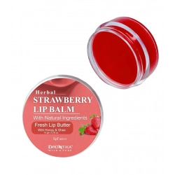 Unisex Herbal Dark And Chapped Lips Strawberry Lip Balm (10gm)