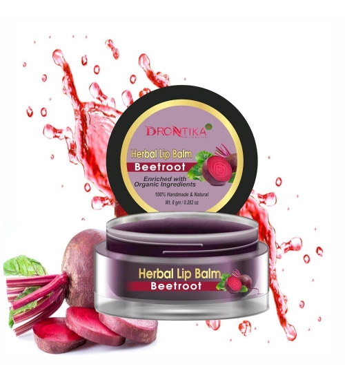 Unisex Herbal Dark And Chapped Lips Beetroot Lip Balm (10gm)