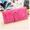 Beastofcloud Women's Faux Leather Medium Snap Button Wallet (Pink)
