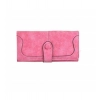Beastofcloud Women's Faux Leather Medium Snap Button Wallet (Pink)