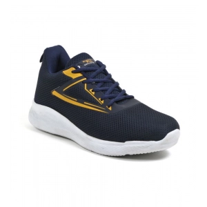 Generic Men's Casual Synthetic Leather Lace-Up Shoes (Blue)