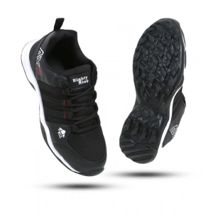 Generic Men's Casual Synthetic Leather Lace-Up Shoes (Black)