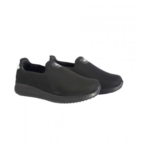 Generic Men's Casual Synthetic Leather Pull On Shoes (Black)