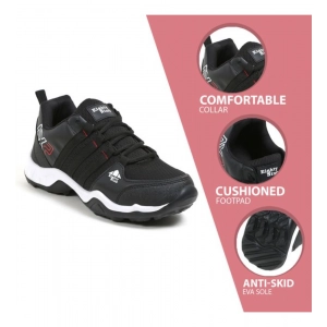 Generic Men's Casual Synthetic Leather Lace-Up Shoes (Black)